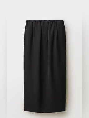 Mango Selection Straight gathered skirt Sz 0 NWT